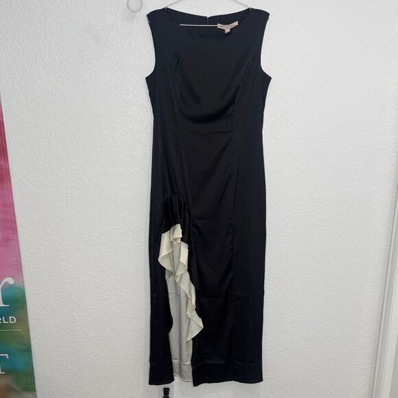 NWT Hutch Primrose Maxi Dress Black/White Maxi Large Anthropologie - Picture 2 of 16